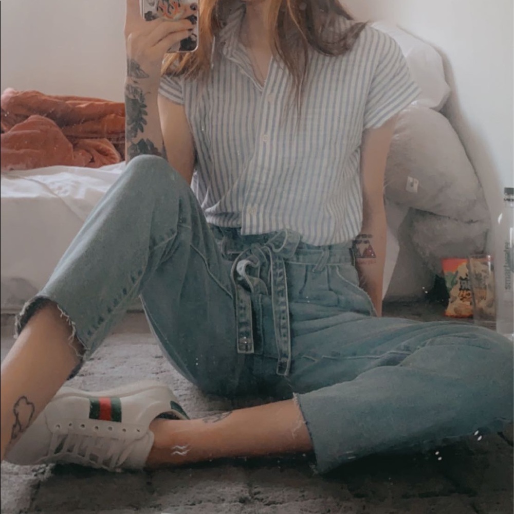 Wild Fable Paperbag Ankle Jeans